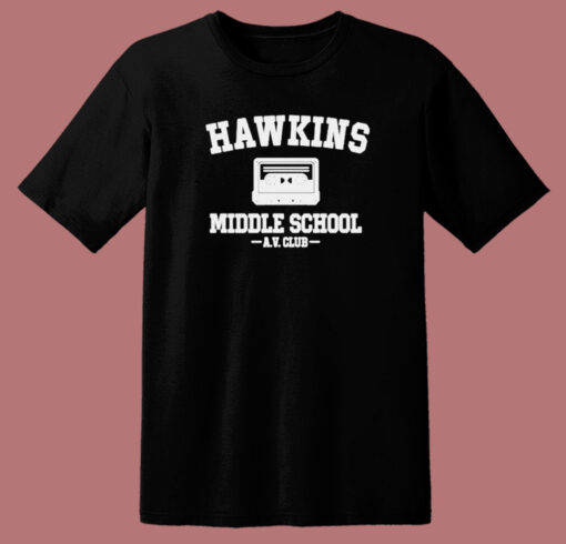 Hawkins Middle School T Shirt Style