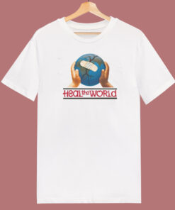 Heal The World 80s T Shirt Style