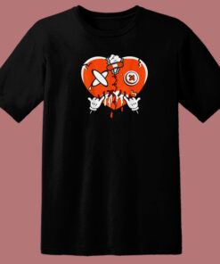 Heart Dripping Sneaker Match 80s T Shirt Style 1