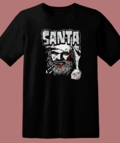 Heavy Metal Claus T Shirt Style 1 Heavy Metal Claus T Shirt Style 2