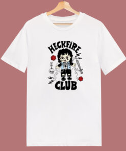 Heckfire Club Eddie Munson T Shirt Style