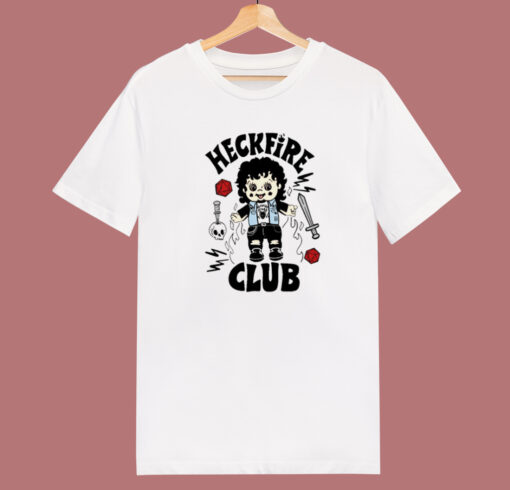 Heckfire Club Eddie Munson T Shirt Style