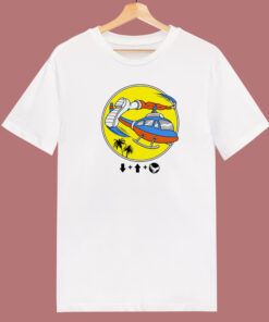 Helicopter Kick 80s T Shirt Style