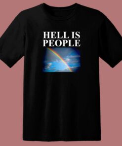 Hell Is People 80s T Shirt Style
