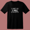 Hell Restraining Order Sarcastic 80s T Shirt