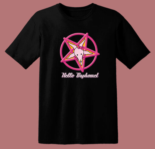 Hello Kitty Baphomed T Shirt Style