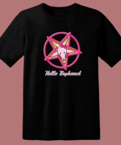 Hello Kitty Baphomed T Shirt Style