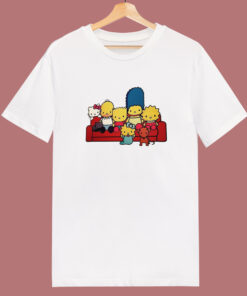 Hello Kitty The Simpsons T Shirt Style