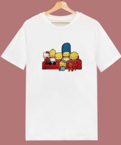 Hello Kitty The Simpsons T Shirt Style