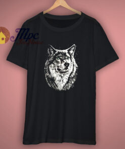 Herren Rundhals Kurzarm 3D Wolf T Shirt 1