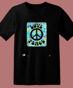 Hippie Love Peace 80s T Shirt