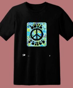 Hippie Love Peace 80s T Shirt