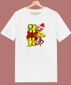Hohoho Cartoon Rugrats Christmas 80s T Shirt