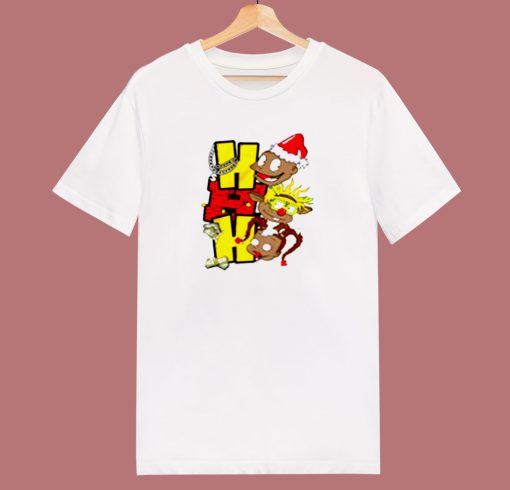 Hohoho Cartoon Rugrats Christmas 80s T Shirt