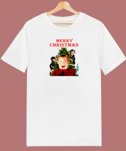 Home Alone Funny Christmas 80s T Shirt