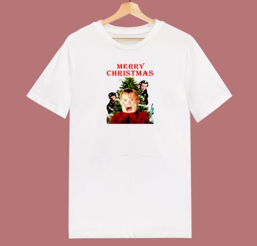 Home Alone Funny Christmas 80s T Shirt