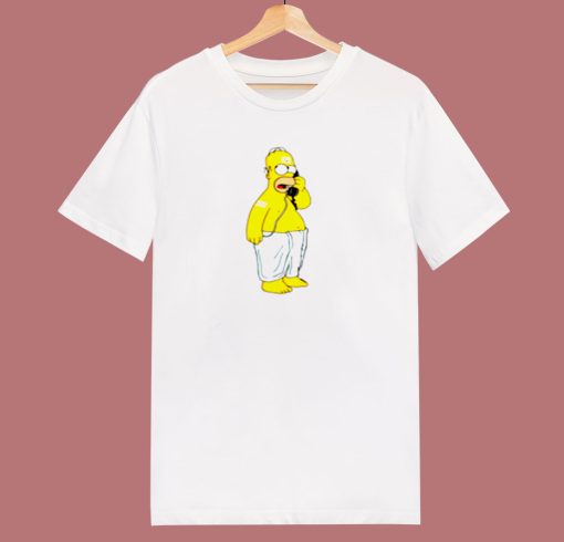 Homer Simpson Call 80s T Shirt