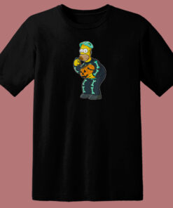 Homer Simpson Candy Feast 80s T Shirt 1