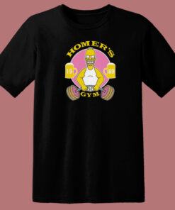 Homer Simpson Gym T Shirt Style