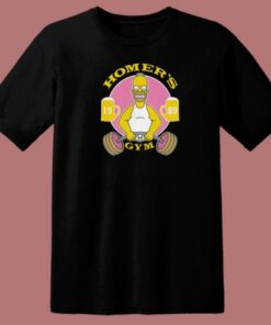 Homer Simpson Gym T Shirt Style
