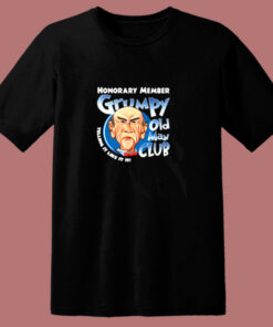 Honorary Member Grumpy Old Man Club Walter The Puppet 80s T Shirt