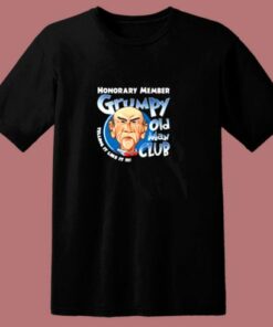 Honorary Member Grumpy Old Man Club Walter The Puppet 80s T Shirt
