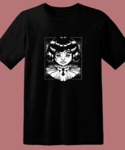 Horned Devil Girl Satanic 80s T Shirt 1 Horned Devil Girl Satanic 80s T Shirt 2