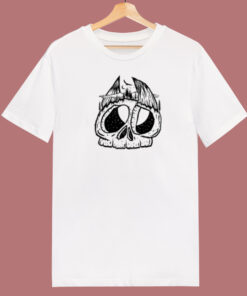 Horns Skull Psycho 80s T Shirt Style