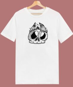 Horns Skull Psycho 80s T Shirt Style