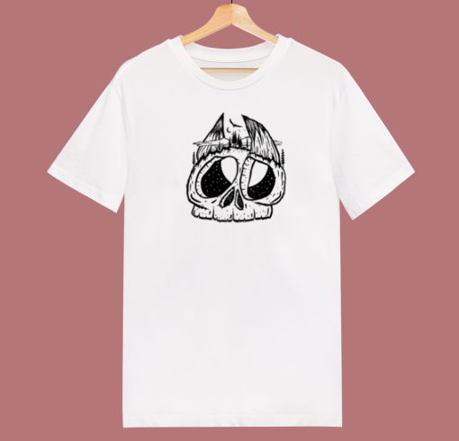 Horns Skull Psycho 80s T Shirt Style