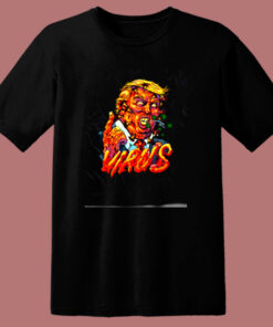 Horror Trump Virus Halloween 80s T Shirt