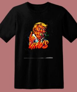 Horror Trump Virus Halloween 80s T Shirt