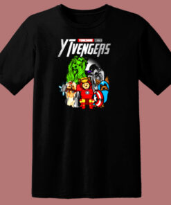 Hot Marvel Avengers Endgame Yorkshire Terrier Ytvengers 80s T Shirt