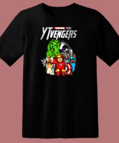 Hot Marvel Avengers Endgame Yorkshire Terrier Ytvengers 80s T Shirt
