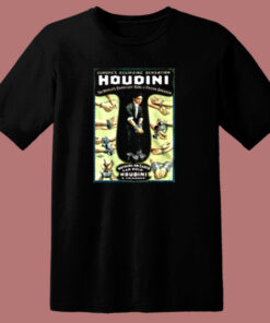 Houdini Magician Magic 80s T Shirt