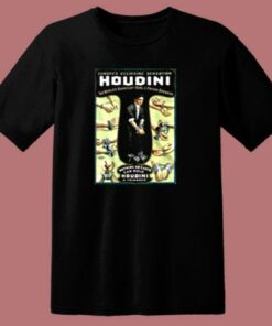 Houdini Magician Magic 80s T Shirt