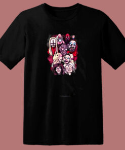 House Of 1000 Corpses Horror Movie Characters 80s T Shirt