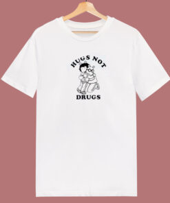 Hugs Not Drugs 80s T Shirt