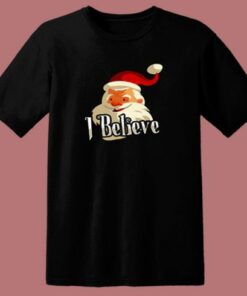 I Believe Santa Christmas 80s T Shirt 1 I Believe Santa Christmas 80s T Shirt 2