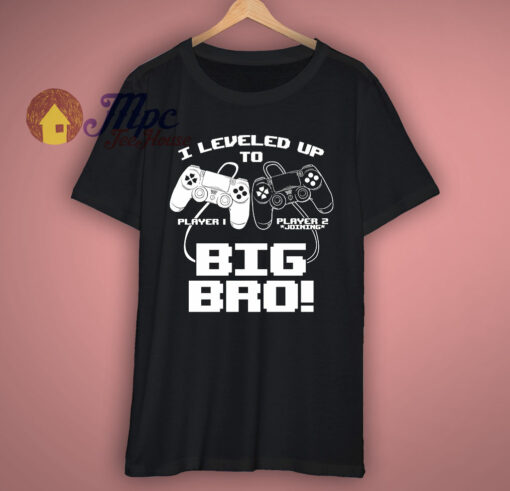 I Leveled Up To Big Bro Quotes T Shirt