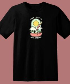 I Like To Hoe Around 80s T Shirt 2