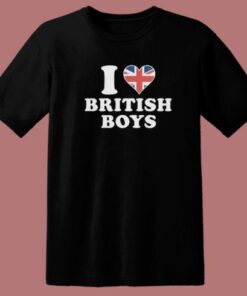 I Love British Boys T Shirt Style 2