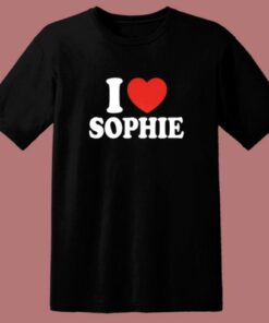 I Love Sophie T Shirt Style 1 I Love Sophie T Shirt Style 2