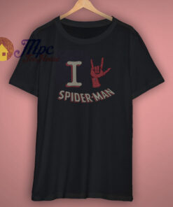 I Love Spider Man Classic T Shirt 1