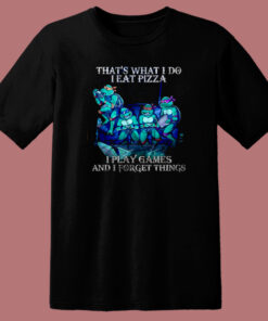 I Play Games And I Forget Things 80s T Shirt 1