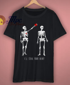 I Steal Your Heart Valentine T Shirt
