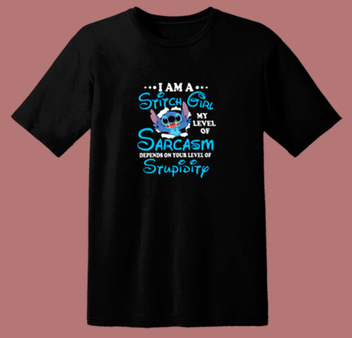 I’m A Stitch Girl 80s T Shirt