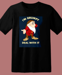 Im Grumpy Just Deal With It 80s T Shirt 1
