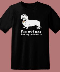 Im Not Gay But My Wiener Is T Shirt Style