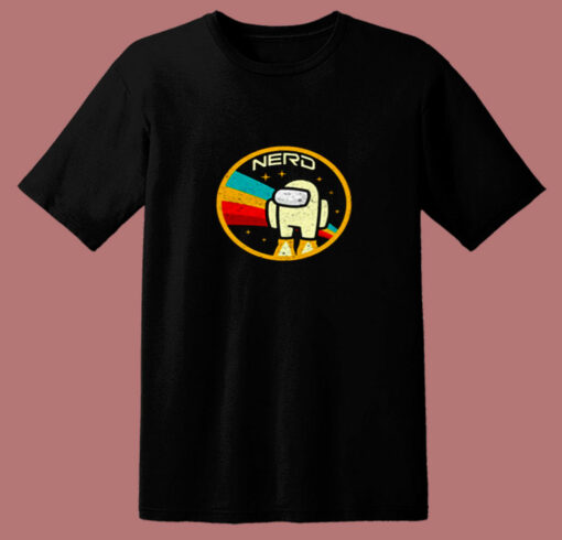 Impostor Among Us And Nasa Parody 80s T Shirt